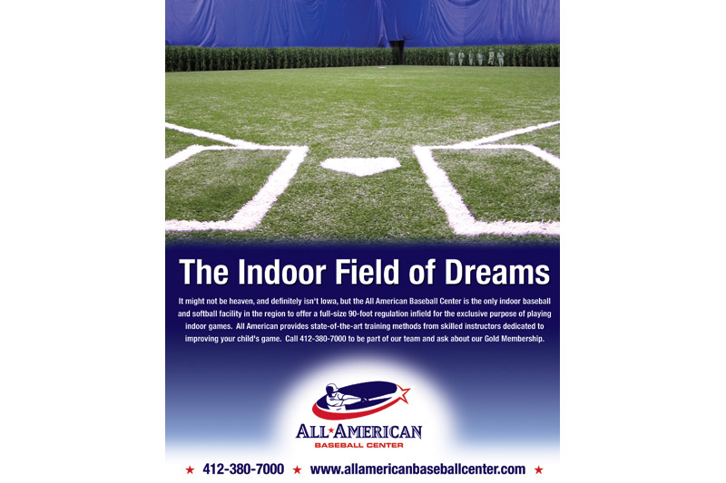 All American Baseball Center Magazine Ad