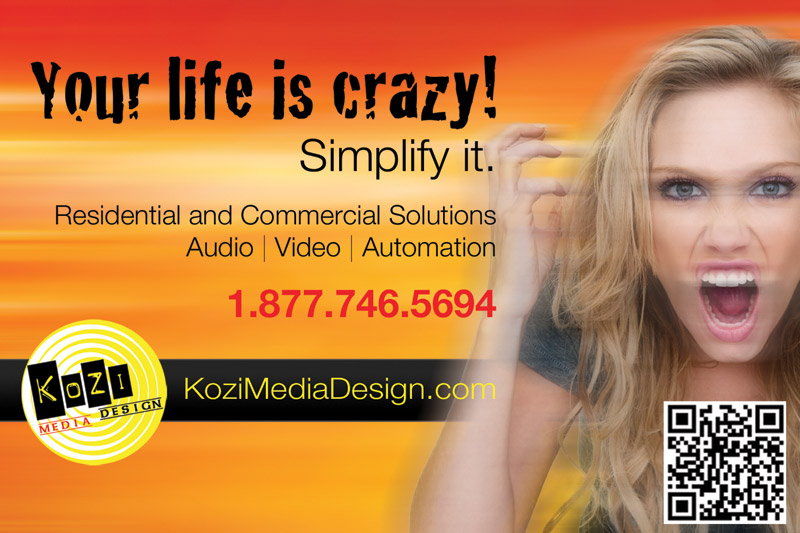 Kozi Media Design Tabletop Ad